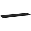 vidaXL Prateleiras para estante 4 pcs 40x10x1,5cm contraplacado preto