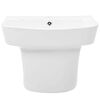 vidaXL Lavabo Branco 50 x 45 x 41 cm Cer&acirc;mica Vidrada