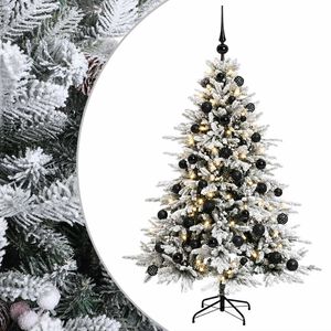vidaXL &Aacute;rvore de Natal artificial com bolas 120 cm 150 LED