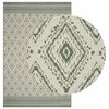 vidaXL Tapete de &Aacute;rea Natural e Verde 160 x 230 cm PET