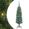vidaXL &Aacute;rvore de Natal Artificial Verde 120 cm PVC e A&ccedil;o e Pl&aacute;stico