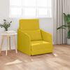 vidaXL Sof&aacute;-Cama Amarelo 65 x 80 x 83 cm Veludo