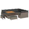 vidaXL Conjunto de Sof&aacute; de Jardim 12 unid. 11-N&uacute;mero de lugares