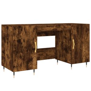 vidaXL Secret&aacute;ria 140x50x75 cm derivados de madeira carvalho fumado