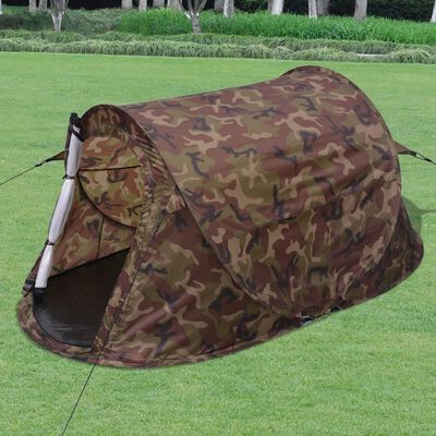 vidaXL Tenda camuflagem pop-up para 2 pessoas