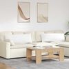 vidaXL Travesseiros de Sof&aacute; 2 pcs Branco 120 x 40 cm tecido
