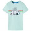 vidaXL T-shirt infantil menta-claro 140