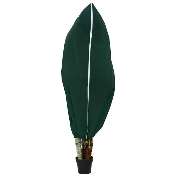 vidaXL Capas de Fleece para Prote&ccedil;&atilde;o Contra Geada 5 pcs Verde