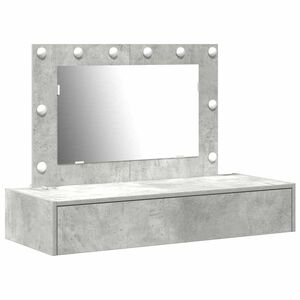 vidaXL Mesa de vestir Cinzeto 100 x 40 x 70 cm Derivados de Madeira