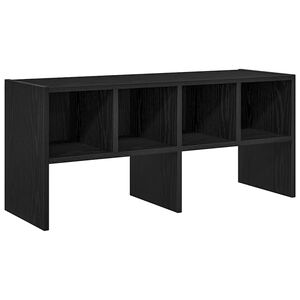 vidaXL Sapateira empilh&aacute;veis 89,5x30x40 cm carvalho preto