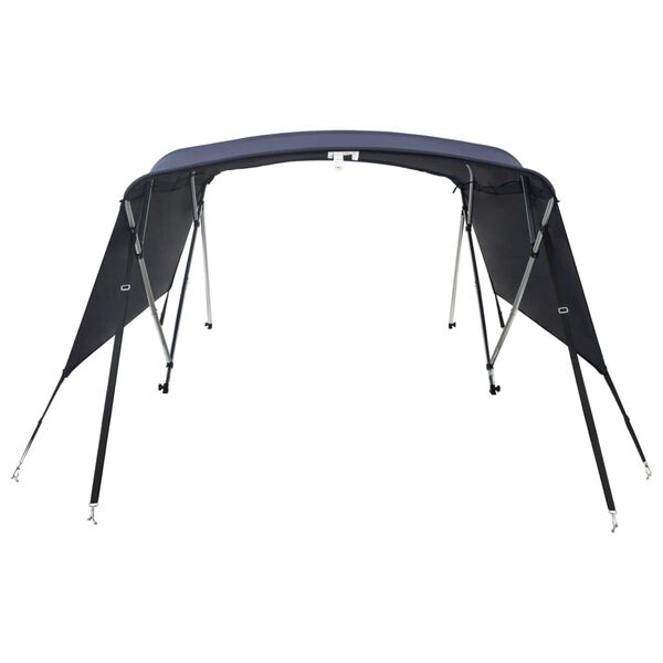 vidaXL Toldo de 4 arcos Bimini c/ paredes laterais 243x(230-244)x137cm