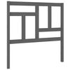 vidaXL Cabeceira de cama 95,5x4x100 cm pinho maci&ccedil;o cinzento