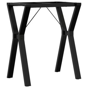 vidaXL Pernas para mesa de jantar estrutura em Y a&ccedil;o