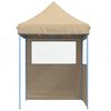 vidaXL Tenda de Festa Bege 200 x 200 x 306 cm Tecido Oxford