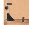 vidaXL Molduras 2 pcs 25x30 cm madeira recuperada maciça e vidro