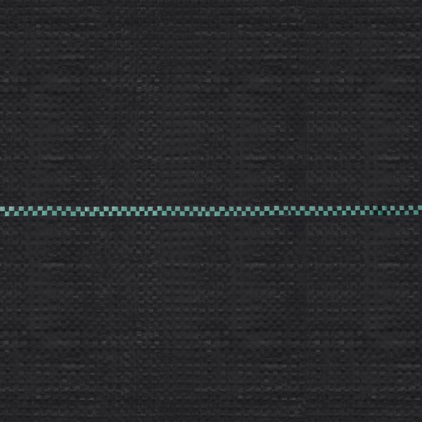 vidaXL Tela para controlo de ervas e raízes PP 1x25 m preto