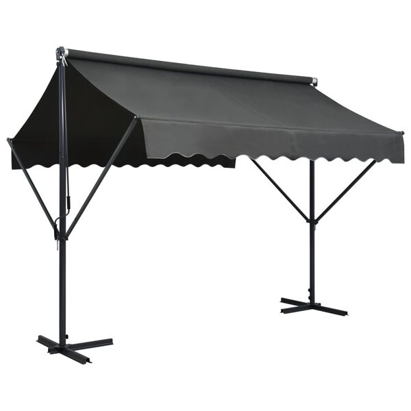 vidaXL Toldo de pé 300x300 cm antracite