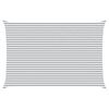 vidaXL Vela de sombra solar Cinza Claro e Branco 6 x 4 m