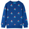 Sweatshirt para crian&ccedil;a azul-escuro 140