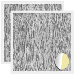 vidaXL Capa de Parafuso Autoadesiva 2 unid. Cinza Sonoma &Oslash; 20 x 0,5 mm