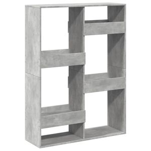vidaXL Divis&oacute;ria 100x33x135 cm derivados de madeira cinzento cimento