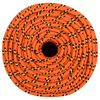 vidaXL Corda de barco 8 mm 25 m polipropileno laranja