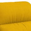vidaXL Poltrona de massagens el&eacute;trica veludo amarelo