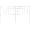 vidaXL Cabeceira de substitui&ccedil;&atilde;o 160 cm metal branco