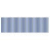 vidaXL Toldo Retr&aacute;til Riscas Manual Azul 350 x 200 cm tecido
