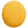 vidaXL Almofadas de Assento 2 pcs Amarelo Claro &Oslash; 50 cm