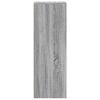 vidaXL Aparador 42,5x34x100 cm derivados de madeira cinzento sonoma
