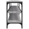 vidaXL Móvel para TV 160x30x50 cm derivados de madeira cinzento sonoma