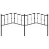 vidaXL Cabeceira de substitui&ccedil;&atilde;o 193 cm metal preto
