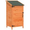 vidaXL Galp&atilde;o de Jardim Castanho 59 x 56 x 113,5 cm