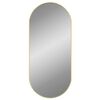 vidaXL Espelho de parede 100x45 cm oval dourado