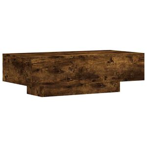 vidaXL Mesa de centro 100x49,5x31 cm derivados madeira carvalho fumado