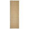 vidaXL Tapete de sisal para poste arranhador 80x250 cm