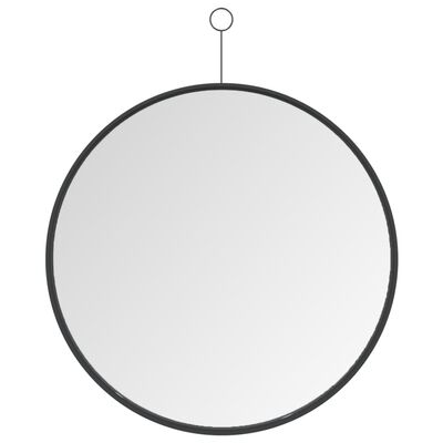 vidaXL Espelho suspenso com gancho 50 cm preto