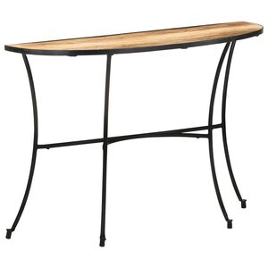 vidaXL Mesa de apoio 110x40x77 cm madeira de mangueira maci&ccedil;a
