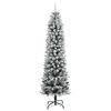 vidaXL &Aacute;rvore Natal artificial c/ 300 luzes LED e flocos de neve 240cm