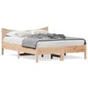 vidaXL Cama sem colch&atilde;o 120x200 cm madeira de pinho maci&ccedil;a