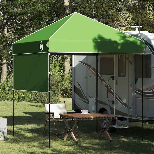 vidaXL Tenda de Toldo Manual Verde 194 x 194 x 251 cm tecido