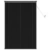 vidaXL Cortina Veneziana Preto 150 x 70 cm 25 mm PVC