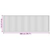 vidaXL Tapete retangular 70x200 cm bambu castanho