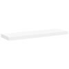 vidaXL Prateleira de parede suspensa 80x23,5x3,8 cm MDF branco