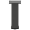 vidaXL Pés para mesa de centro 4 peças antracite 42-44 cm aço
