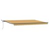 vidaXL Toldo retr&aacute;til Multicolor 500 &times; 300 cm Poli&eacute;ster