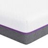 vidaXL Colch&atilde;o de espuma de mem&oacute;ria M&eacute;dio 200 x 200 cm Branco e Cinza