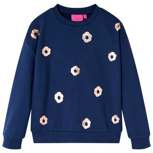 Sweatshirt para crian&ccedil;a azul-marinho 104
