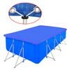 vidaXL Cobertura de piscina retangular PE 90 g/sqm 400 x 207 cm
